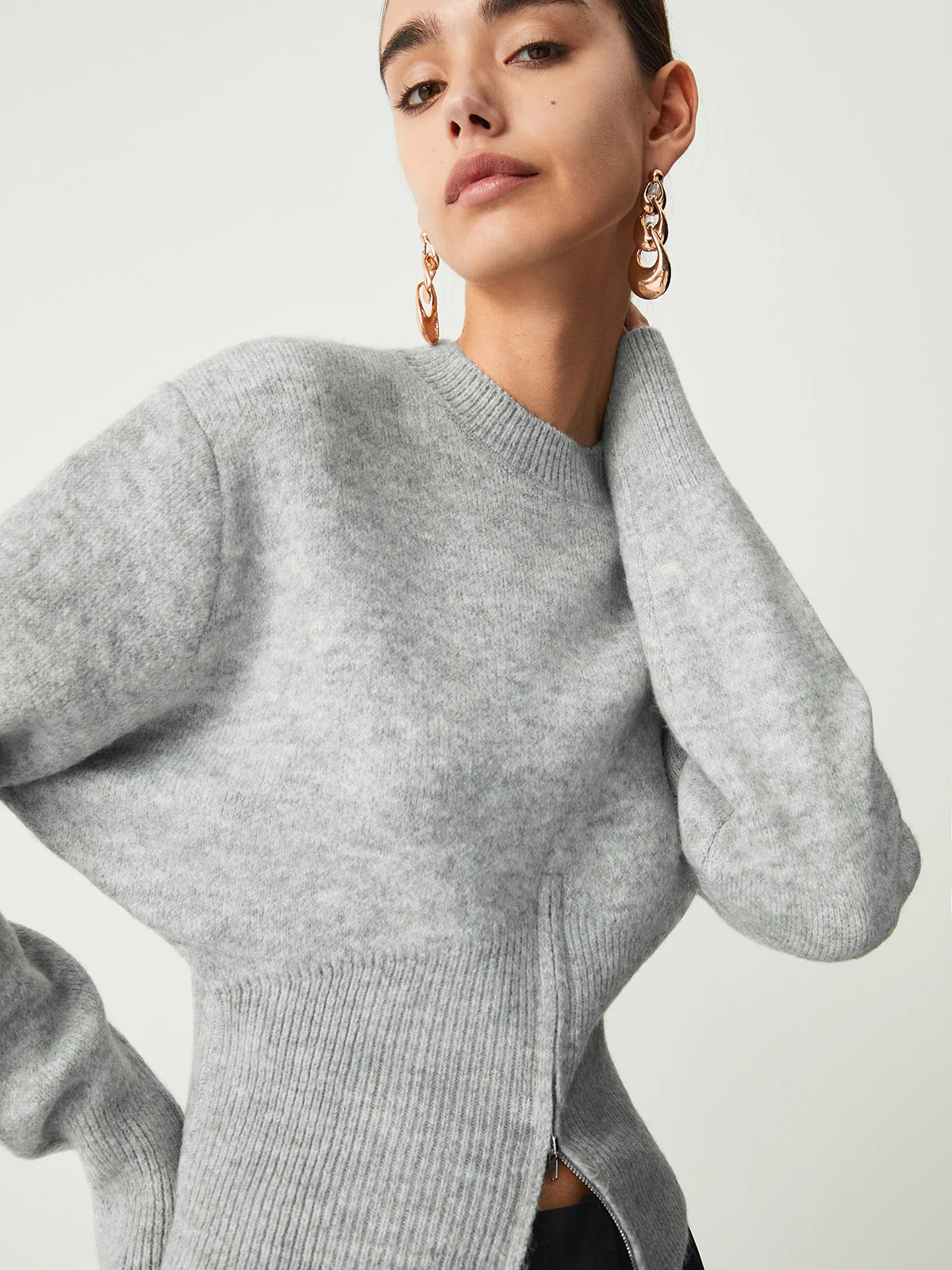 Half Zip Knit Sweater - Image 5