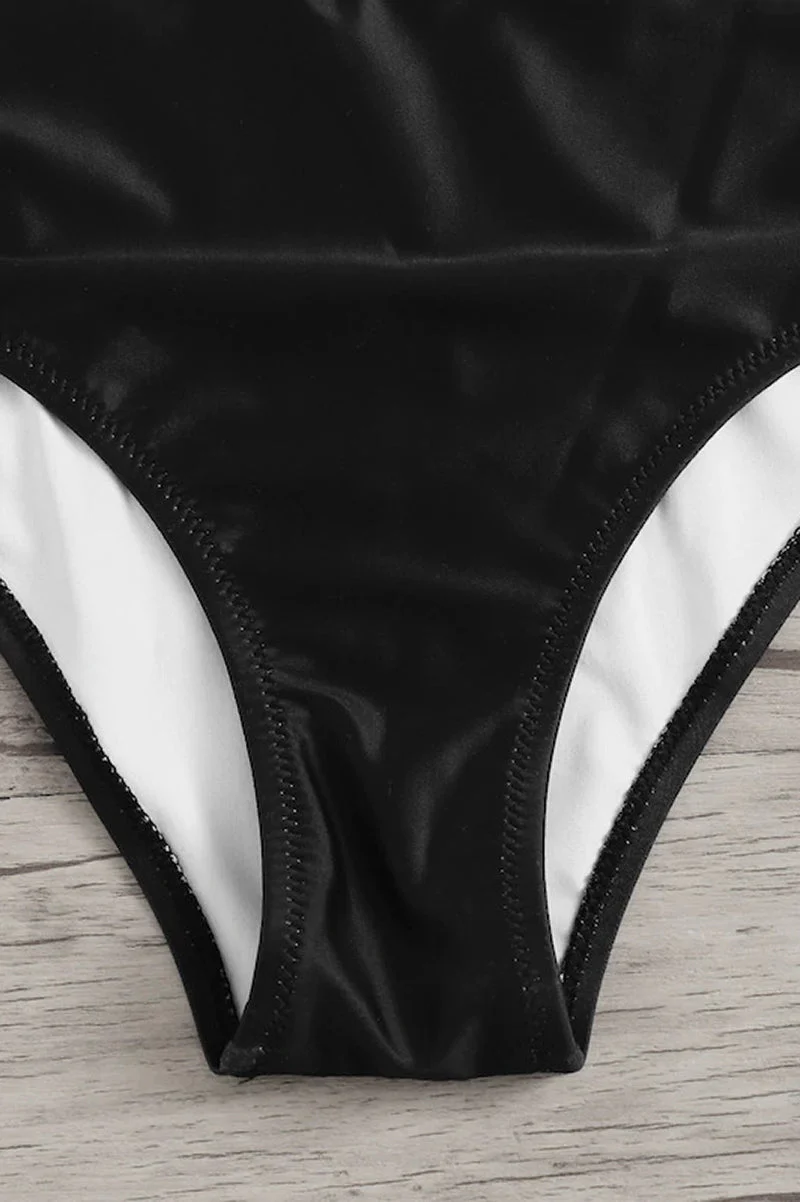 Halter Neck Swimsuit with Padding - Image 9