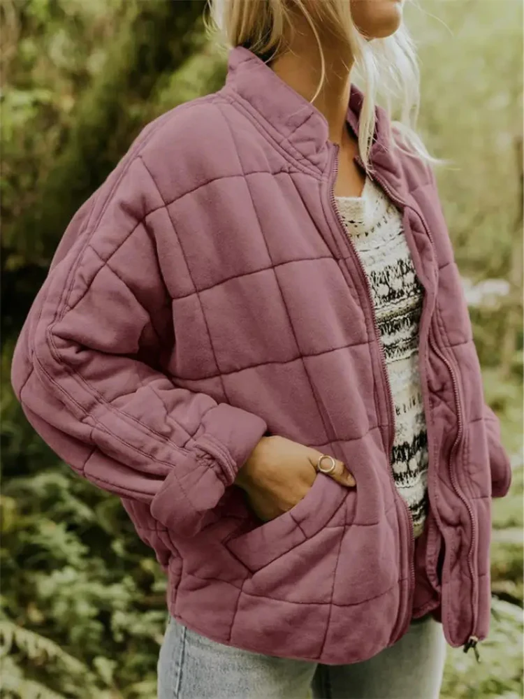 Oversized Transitional thickened women's jacket - Image 11