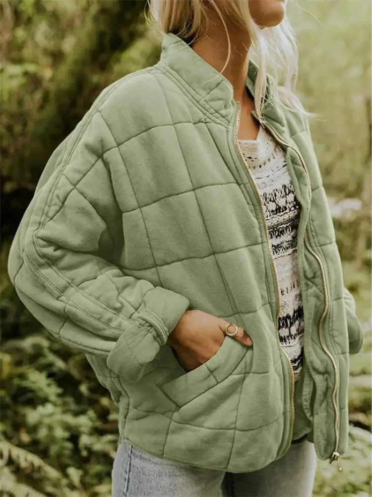 Oversized Transitional thickened women's jacket - Image 14