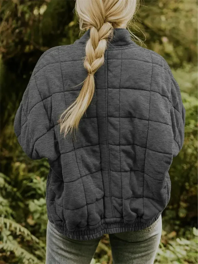 Oversized Transitional thickened women's jacket - Image 2