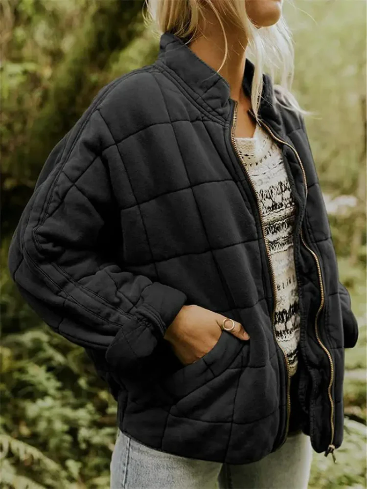 Oversized Transitional thickened women's jacket - Image 3