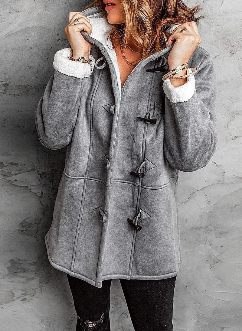 Women's Warm Hooded Winter Coat - Image 5