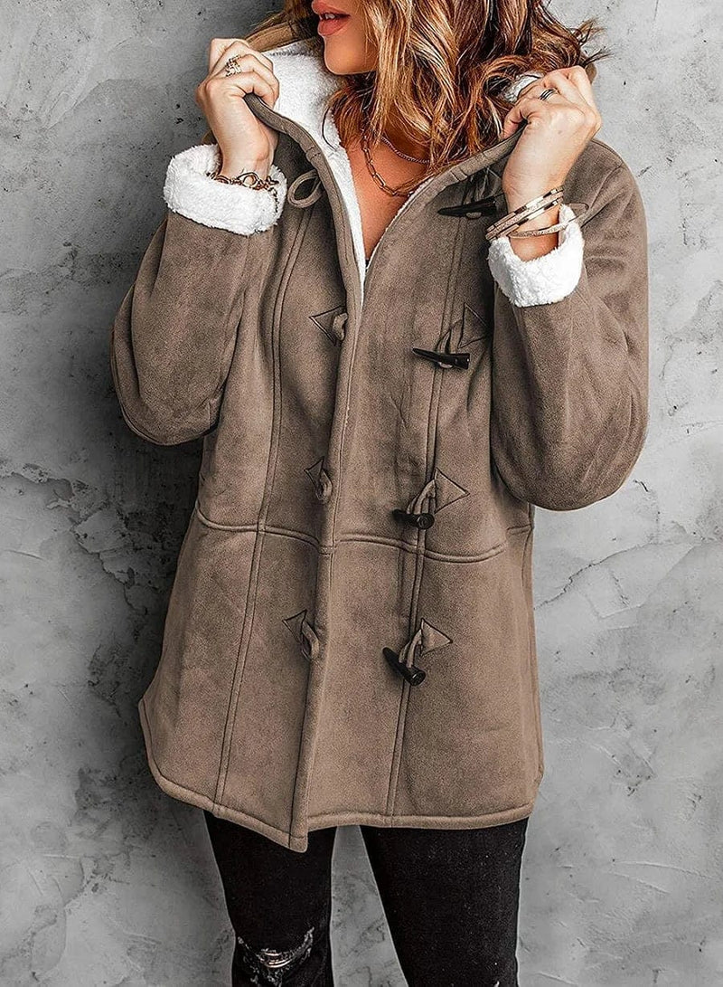 Women's Warm Hooded Winter Coat - Image 9
