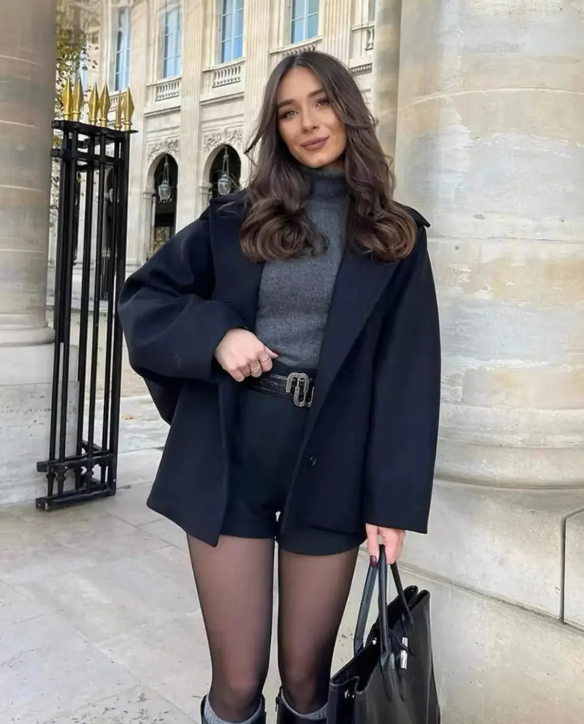 Isabely Short Elegant Coat Jacket - Image 7