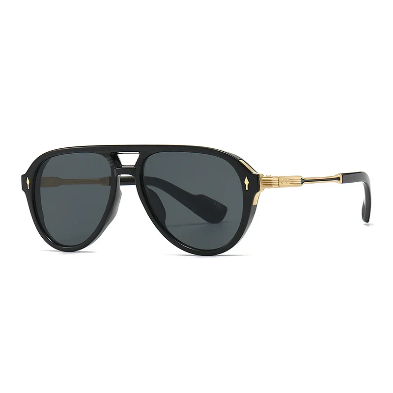 Jade Retro Aviator Sunglasses - Image 10