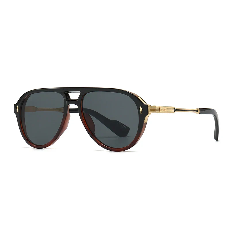 Jade Retro Aviator Sunglasses - Image 6