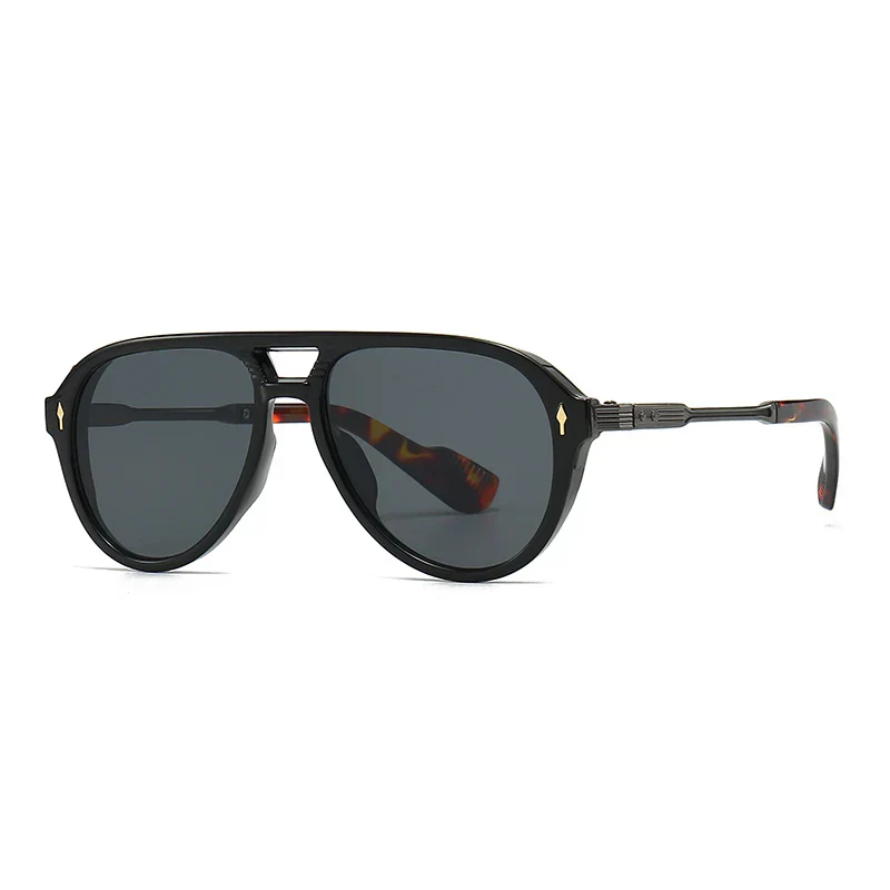Jade Retro Aviator Sunglasses - Image 8