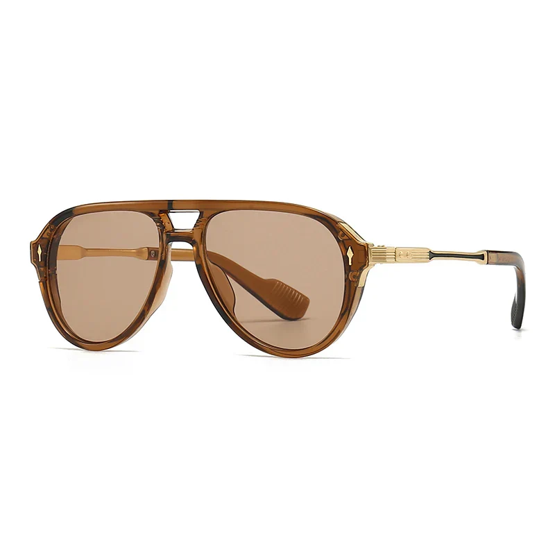 Jade Retro Aviator Sunglasses - Image 9