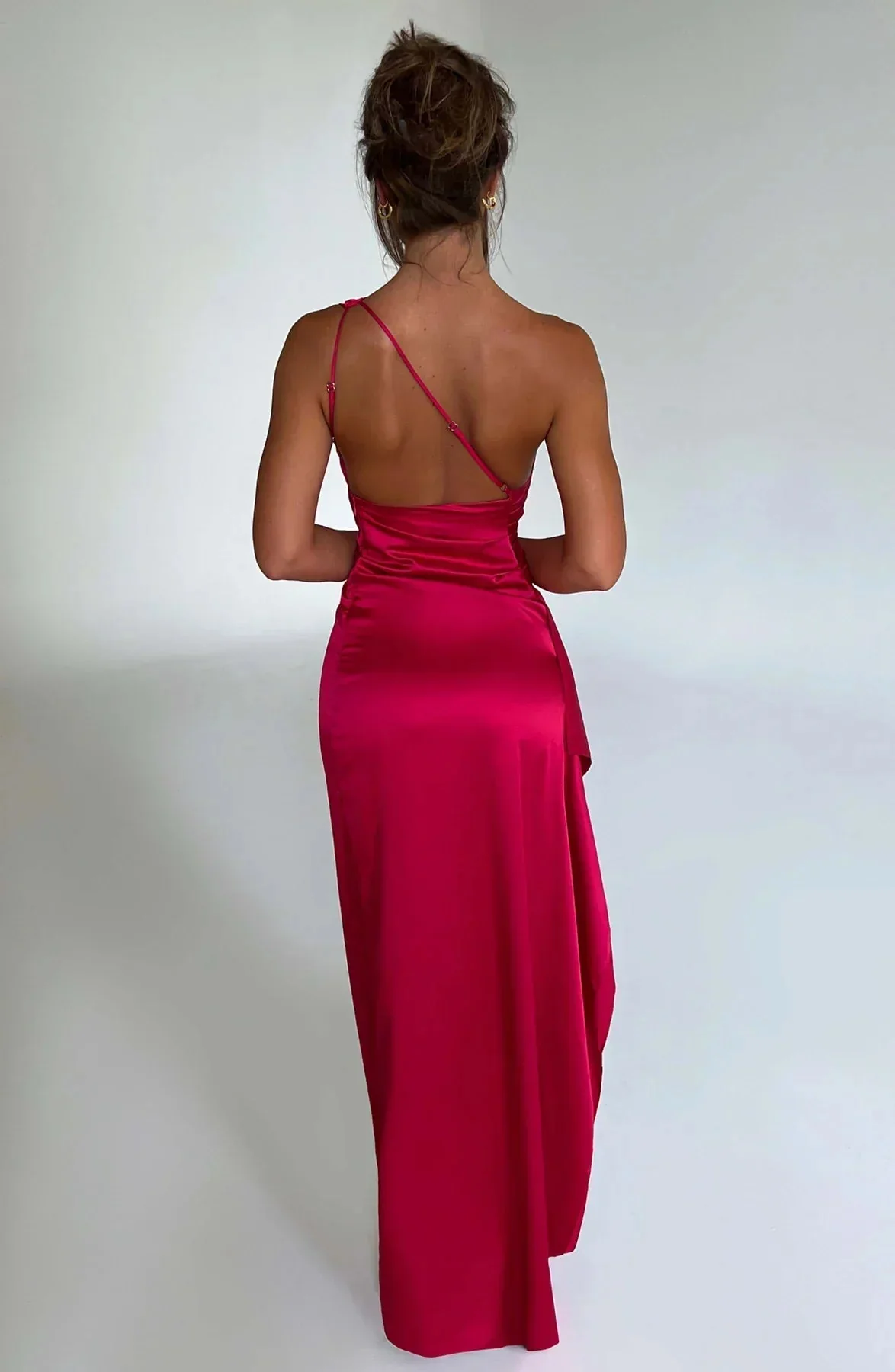 Satin Evening Grown Maxi Dress - Image 2