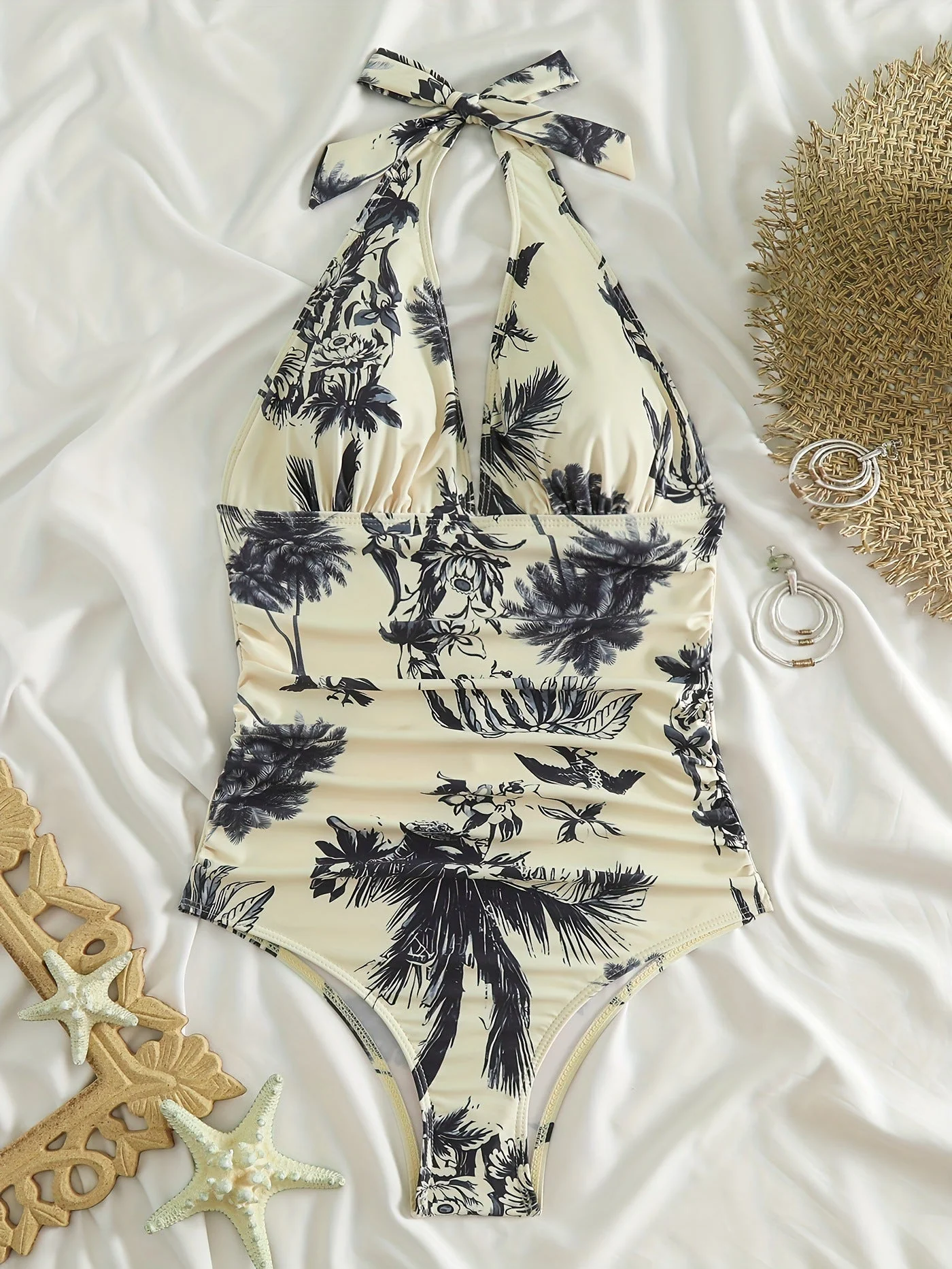 V-Neck Swimsuit with Tummy Control - Image 5