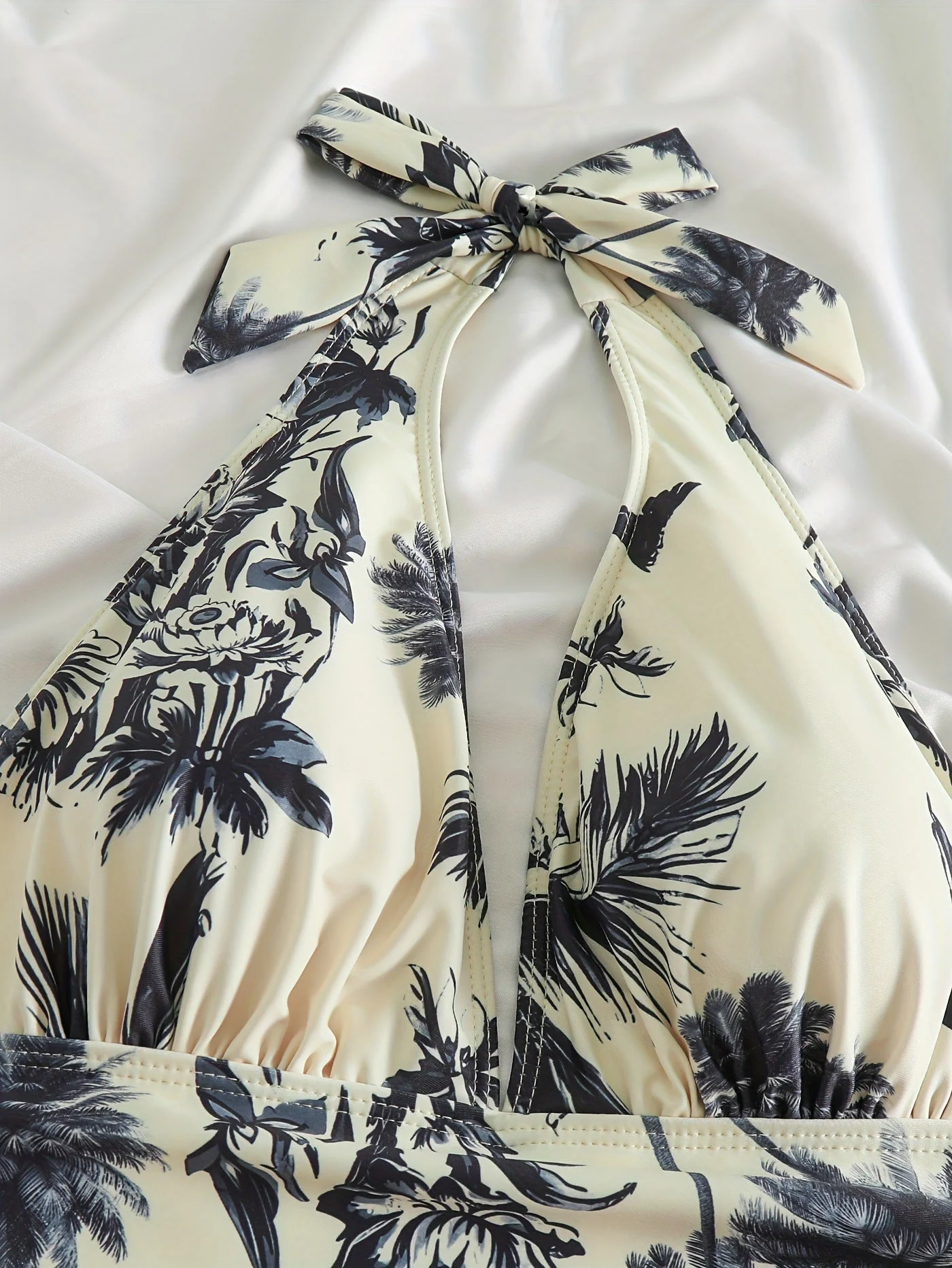 V-Neck Swimsuit with Tummy Control - Image 6