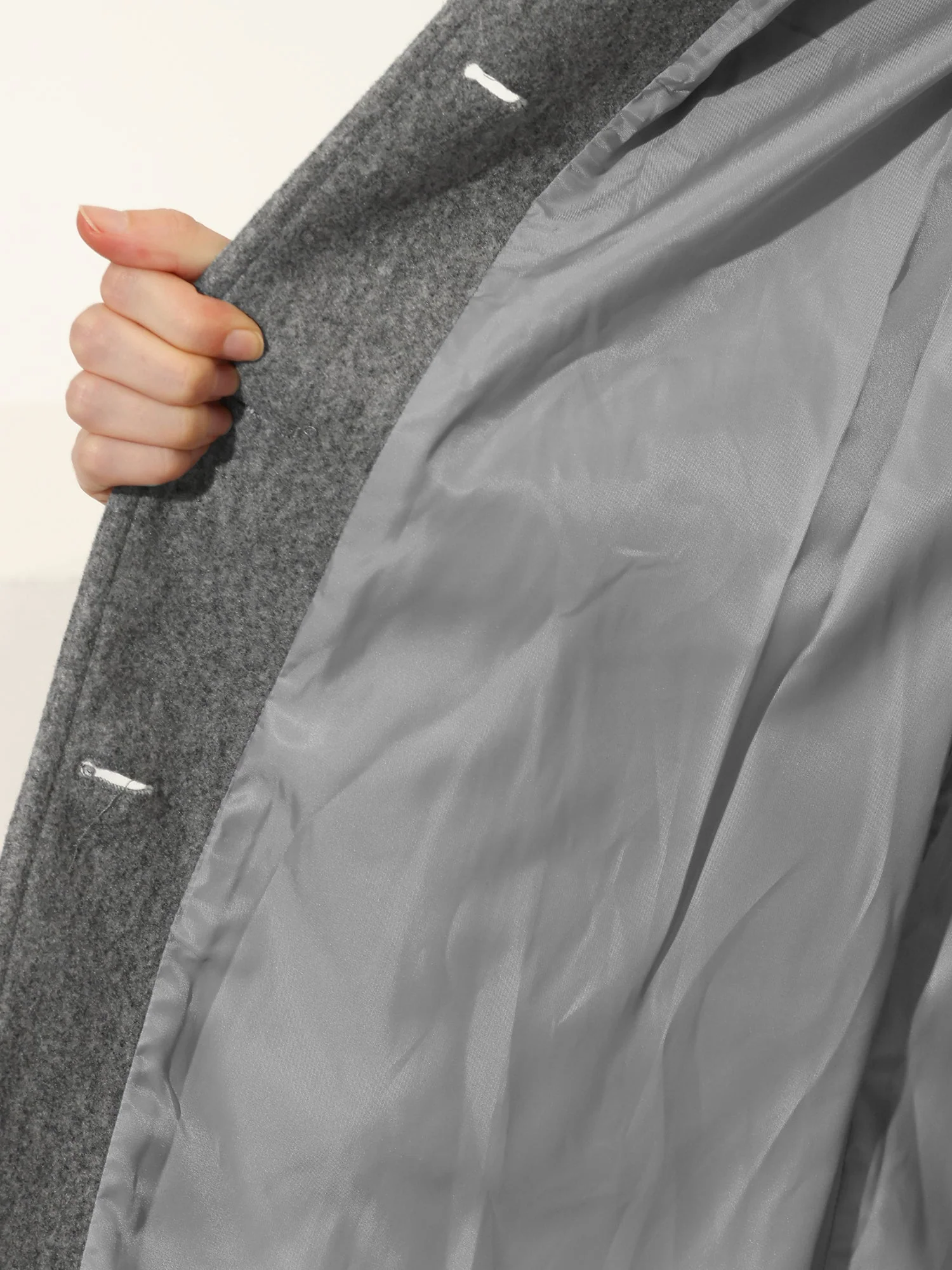 Women's Single Breasted Winter Trench Coat - Image 5