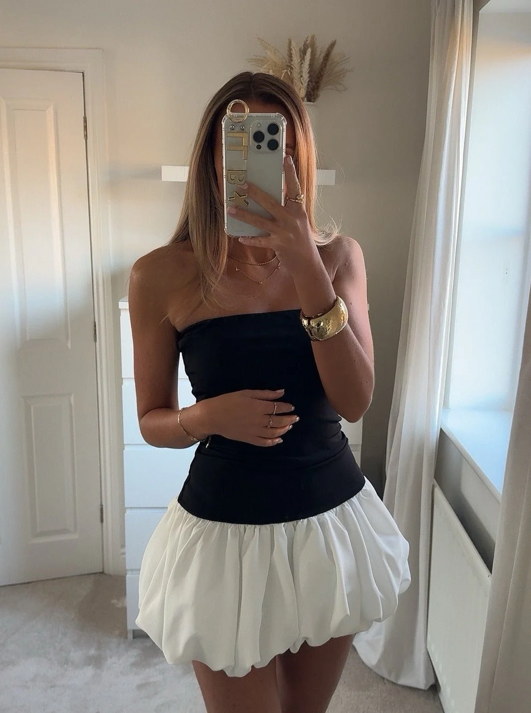 Kendall Drop-Waist Bubble-Hem Cute Party Dress - Image 5