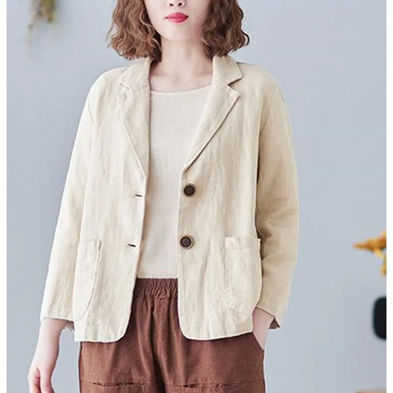 Korean Style Blazer Jacket – Lightweight Loose Fit for Spring & Autumn - Image 6