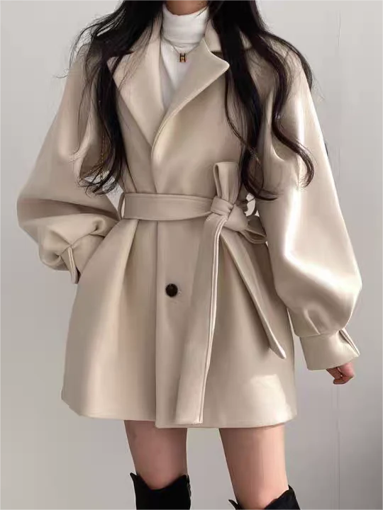 Women's Soho Belted Coat Dress - Image 3