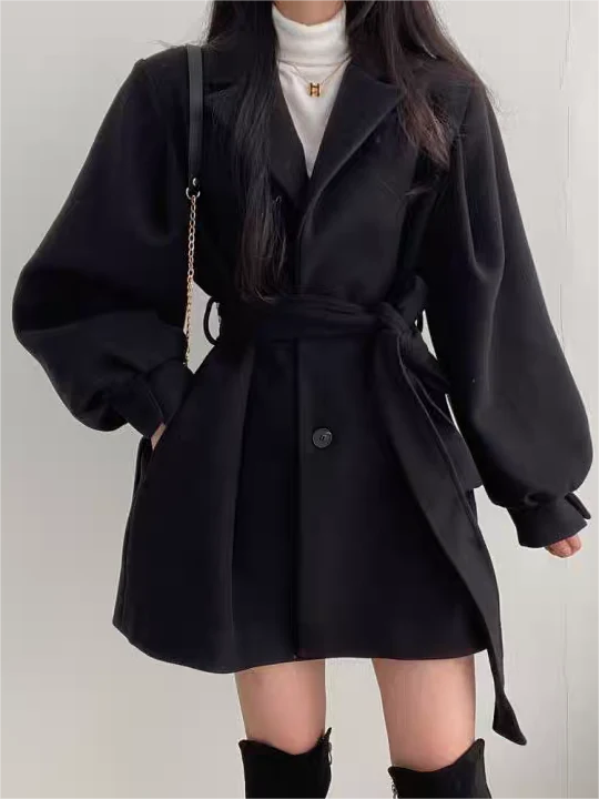 Women's Soho Belted Coat Dress - Image 6