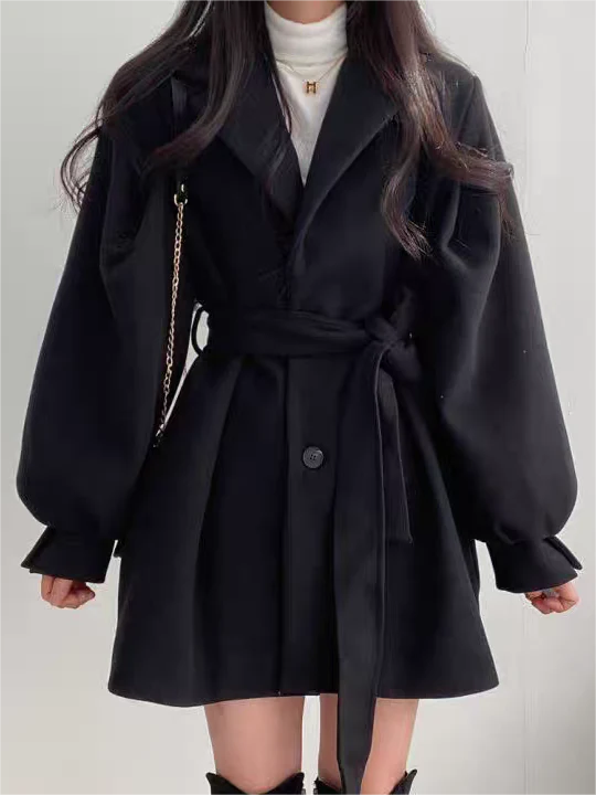 Women's Soho Belted Coat Dress - Image 7