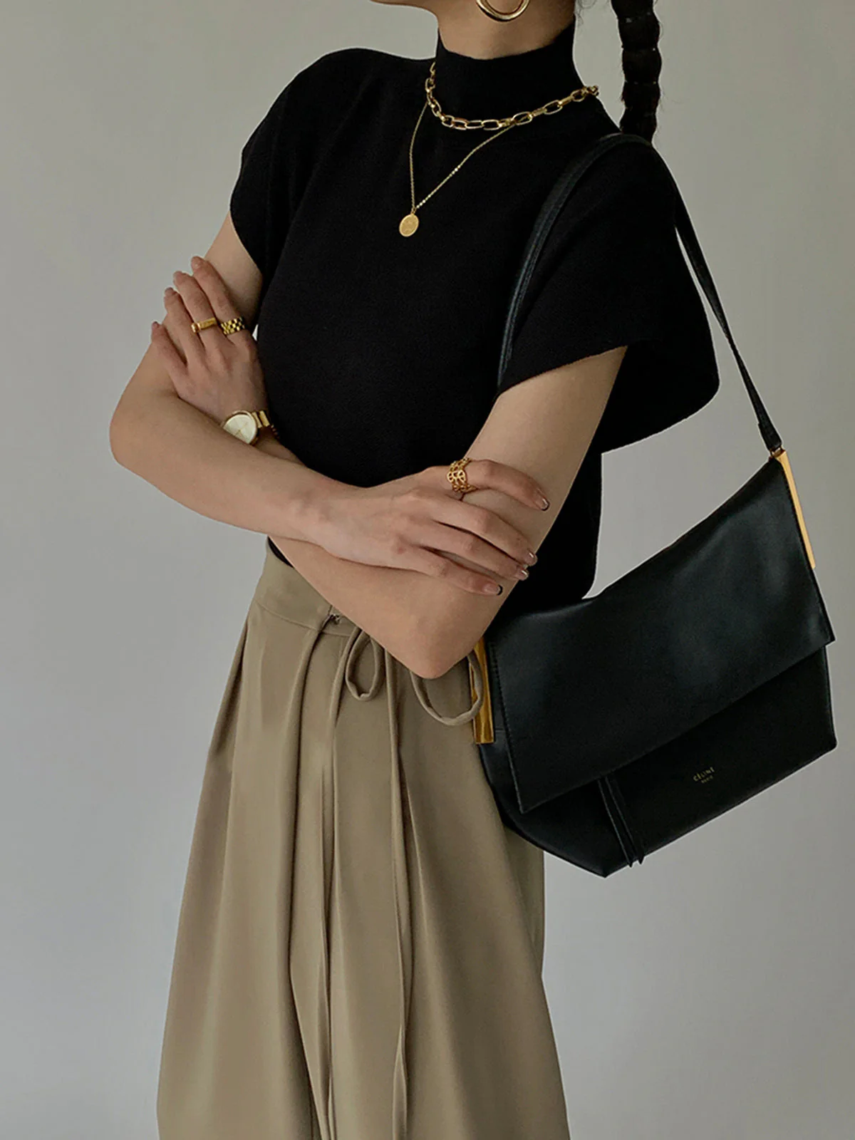 Sleeveless Knit Pullover Vest - Image 3