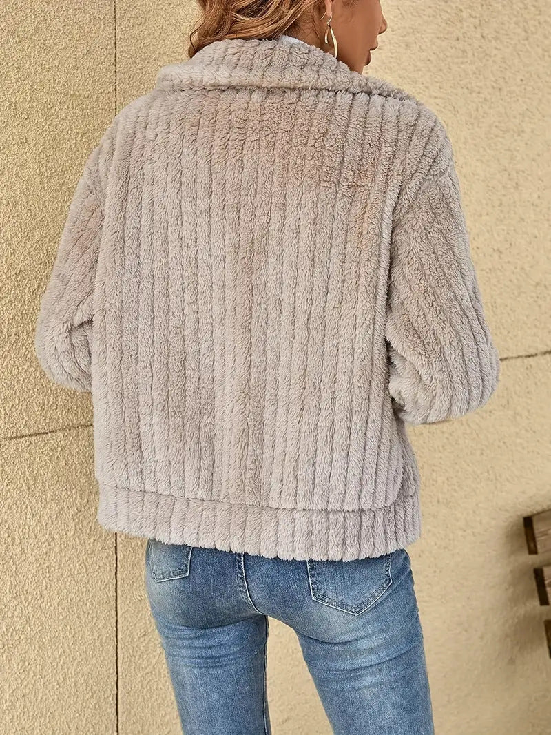 Women's Elegant Warm Cardigan Jacket - Image 8