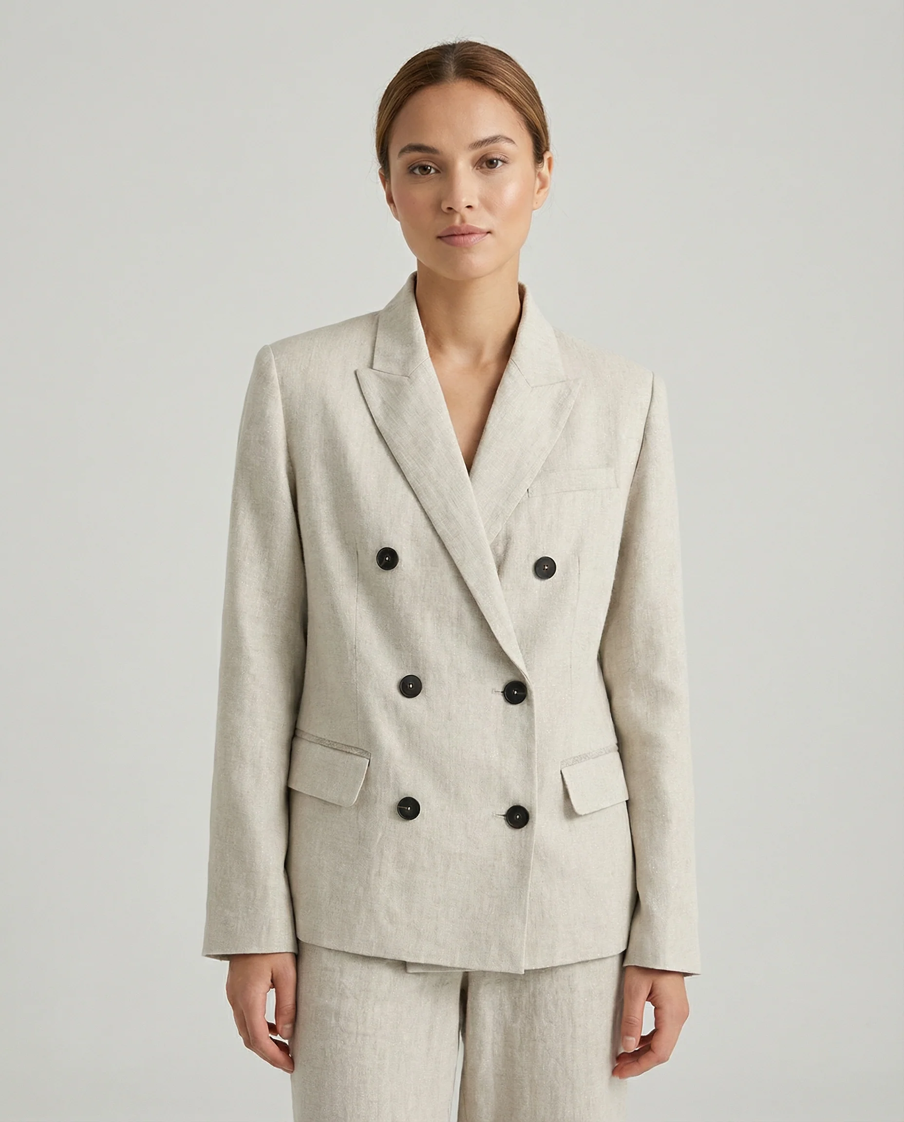 Linen Blazer Jacket – Chic Breathable Summer Outerwear - Image 3