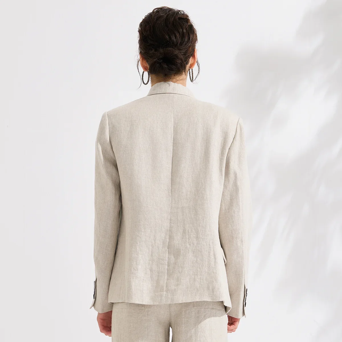 Linen Blazer Jacket – Chic Breathable Summer Outerwear - Image 5