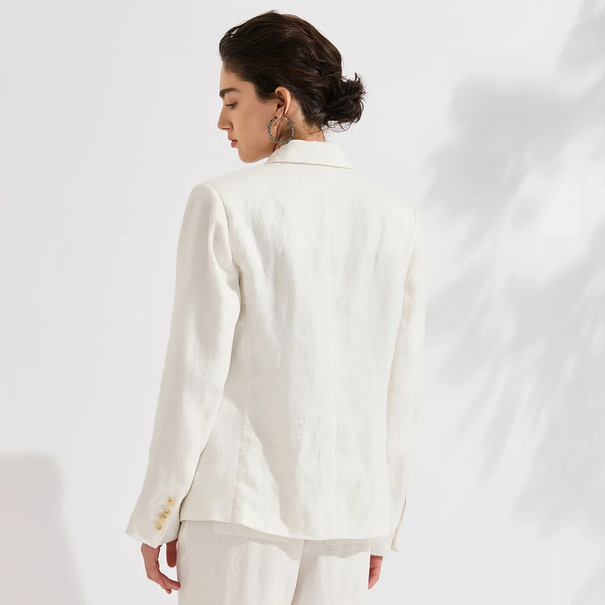 Linen Blazer Jacket – Chic Breathable Summer Outerwear - Image 7