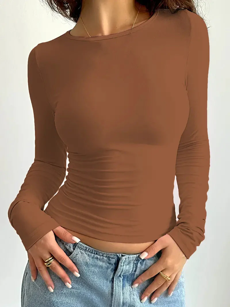Women's Slim Fit Long Sleeve Top - Image 4