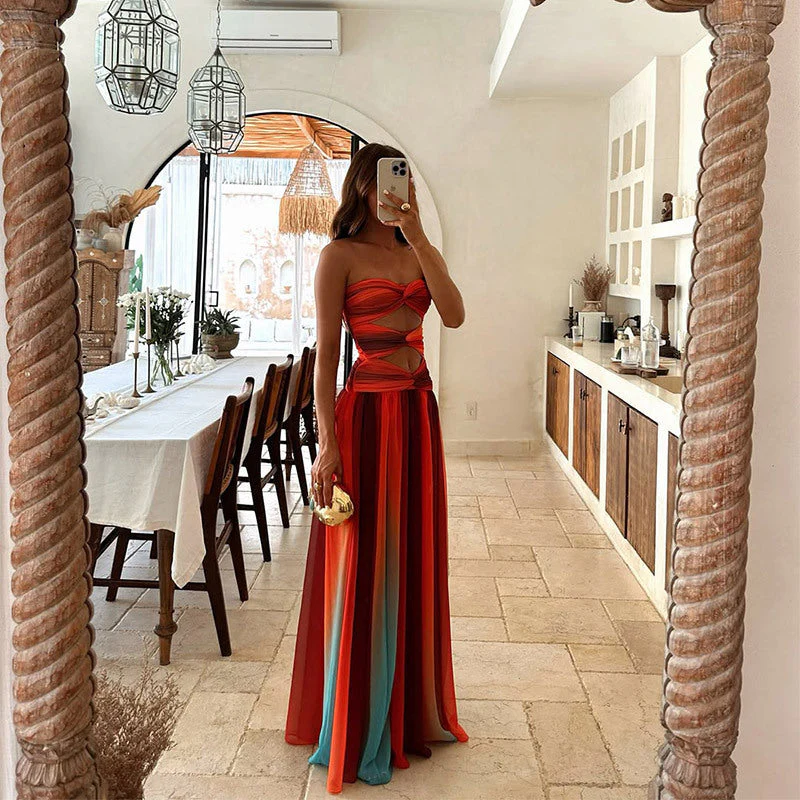 Elegant Lucy Prom Maxi Dress - Image 5