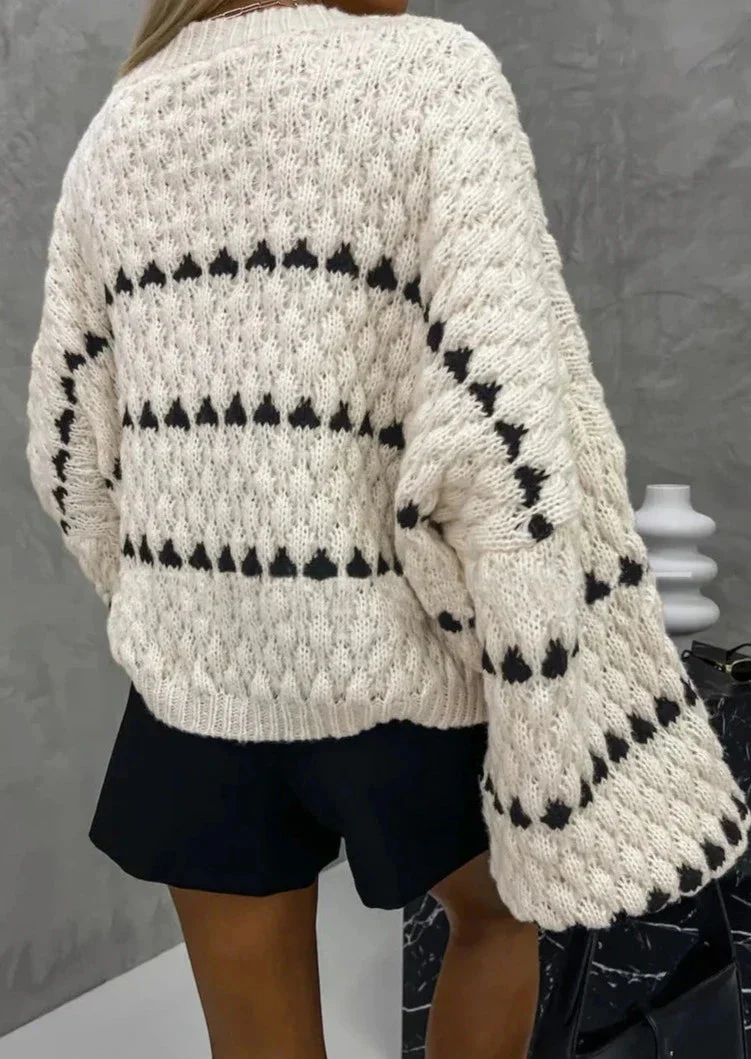 Lucy Textured Knit Sweater - Image 3