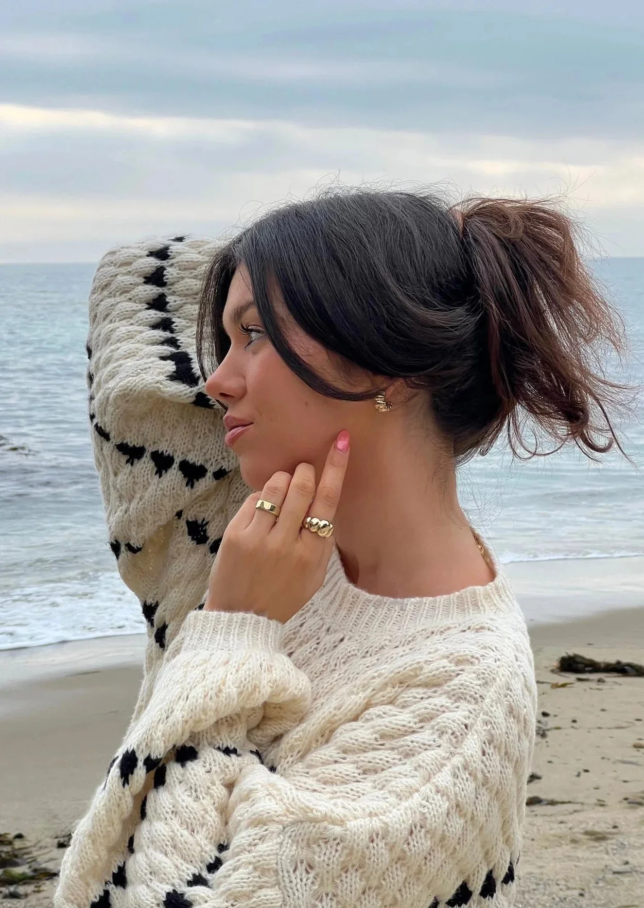 Lucy Textured Knit Sweater - Image 5