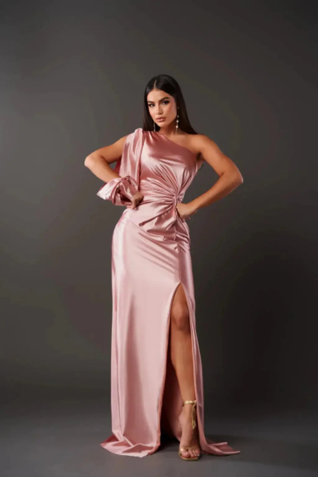 Elegant Formal Wedding Guest Maxi dress - Image 13