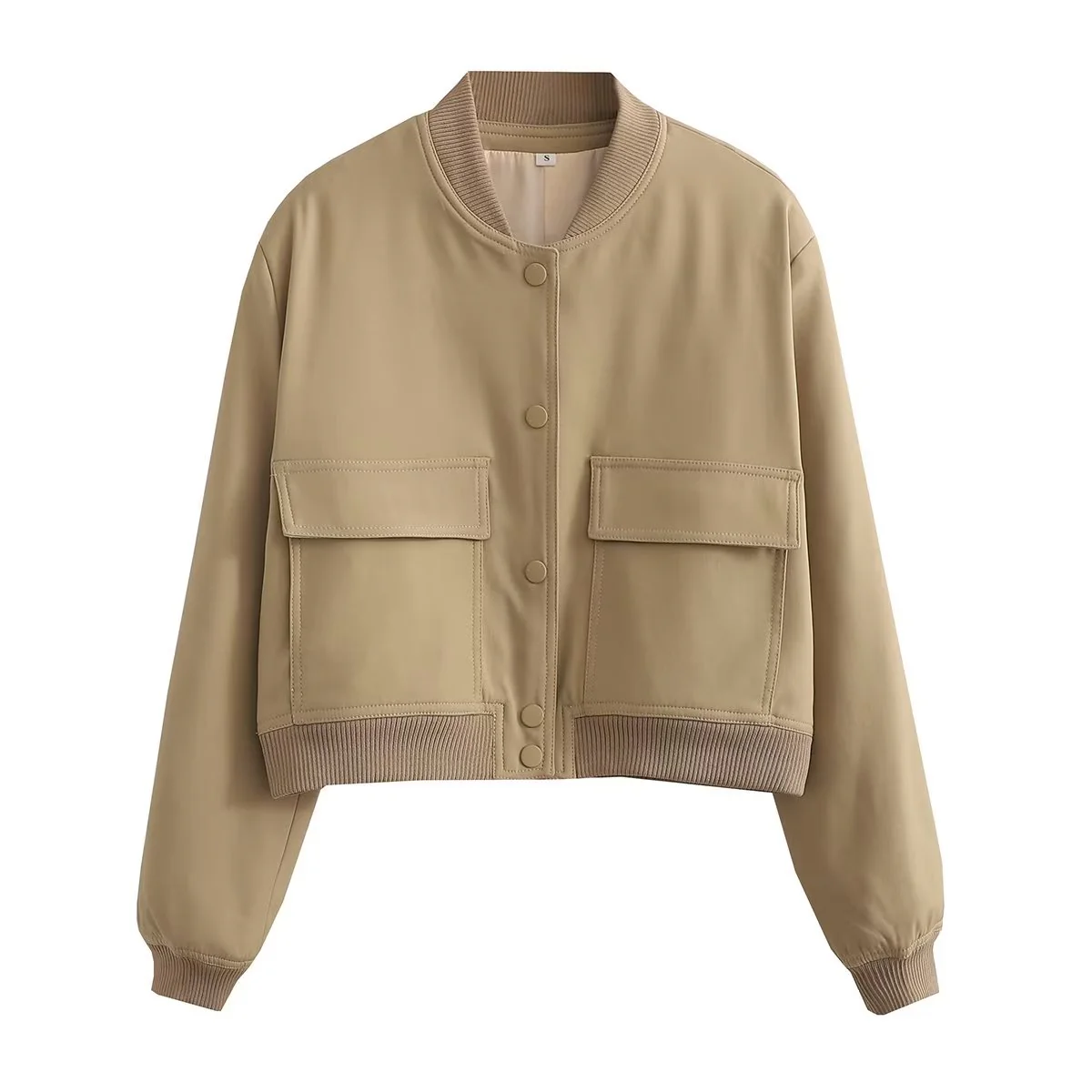 Women's Maven Cropped Bomber Jacket - Image 10
