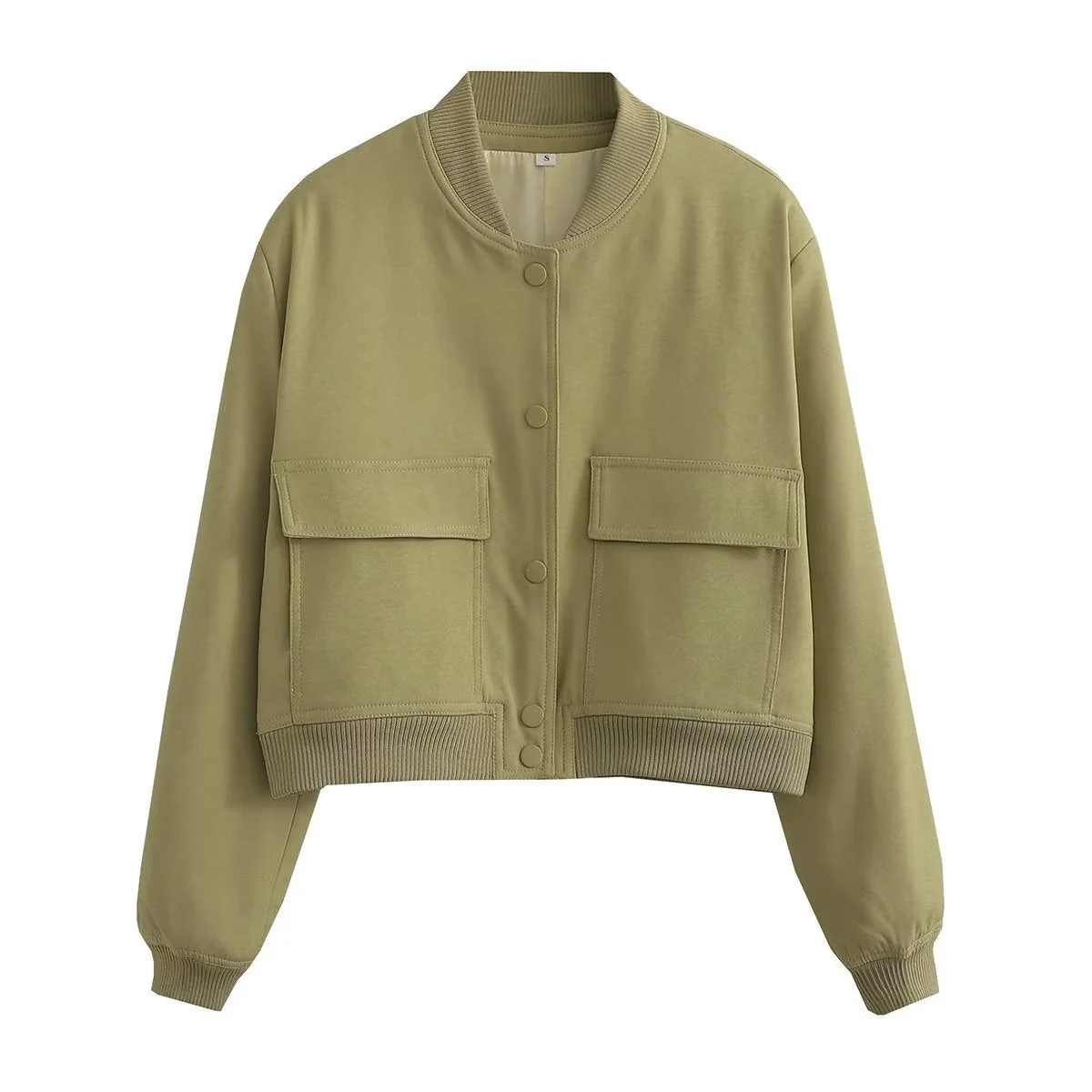 Women's Maven Cropped Bomber Jacket - Image 11