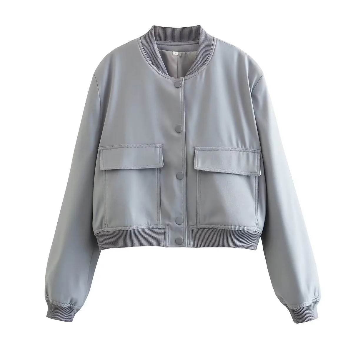 Women's Maven Cropped Bomber Jacket - Image 12