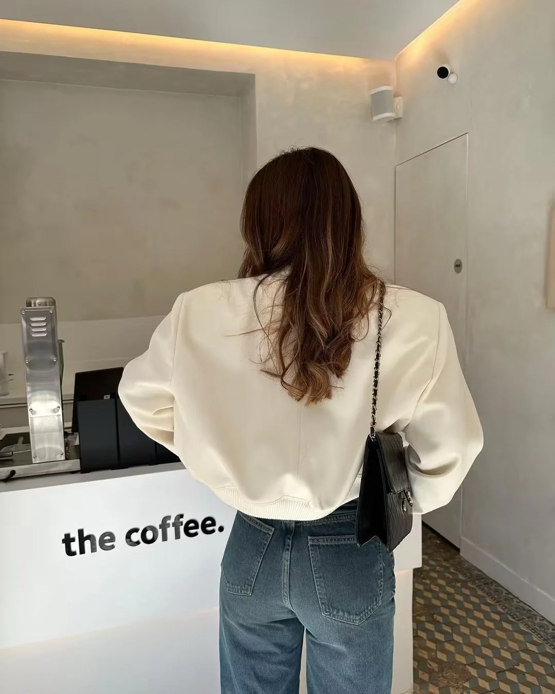 Women's Maven Cropped Bomber Jacket - Image 3