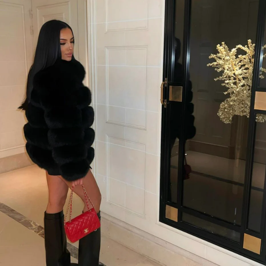Women's Faux Fur Jacket - Image 4