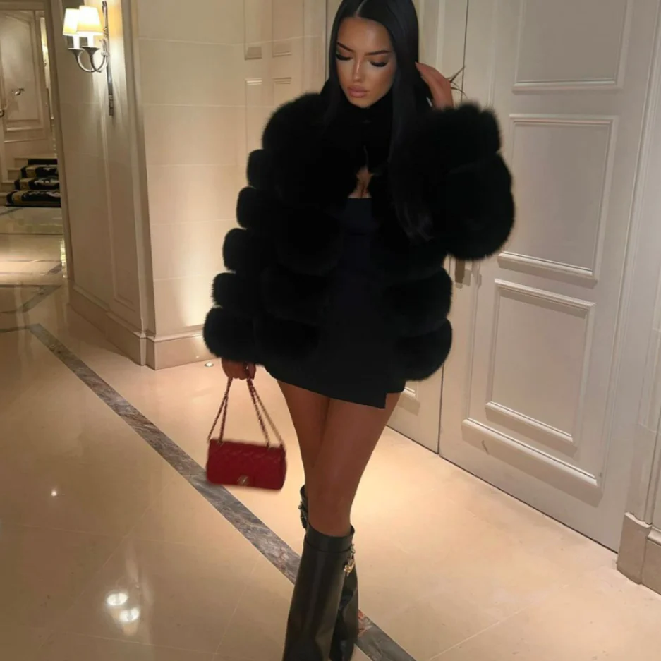 Women's Faux Fur Jacket - Image 5
