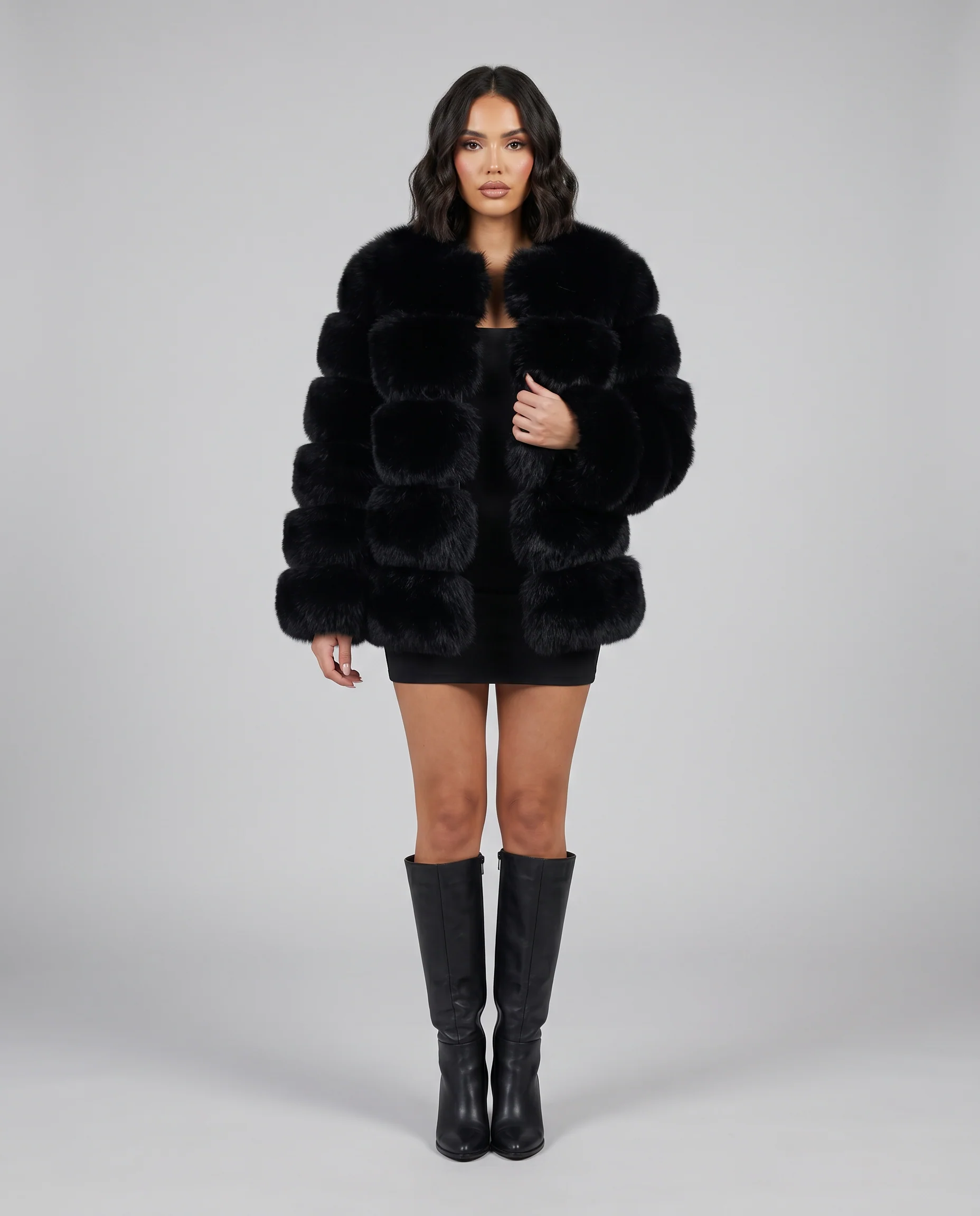 Women's Faux Fur Jacket - Image 7