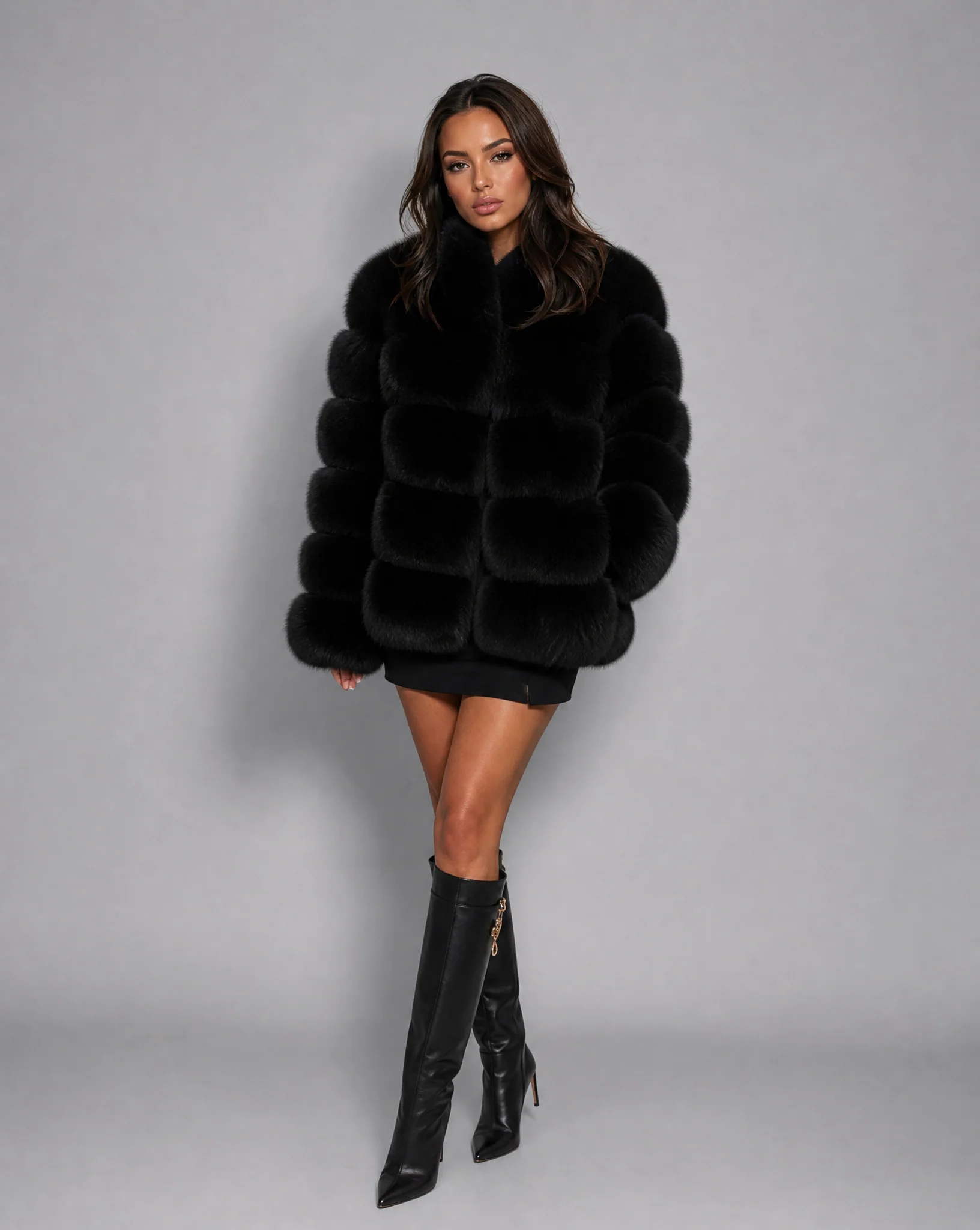 Women's Faux Fur Jacket - Image 8