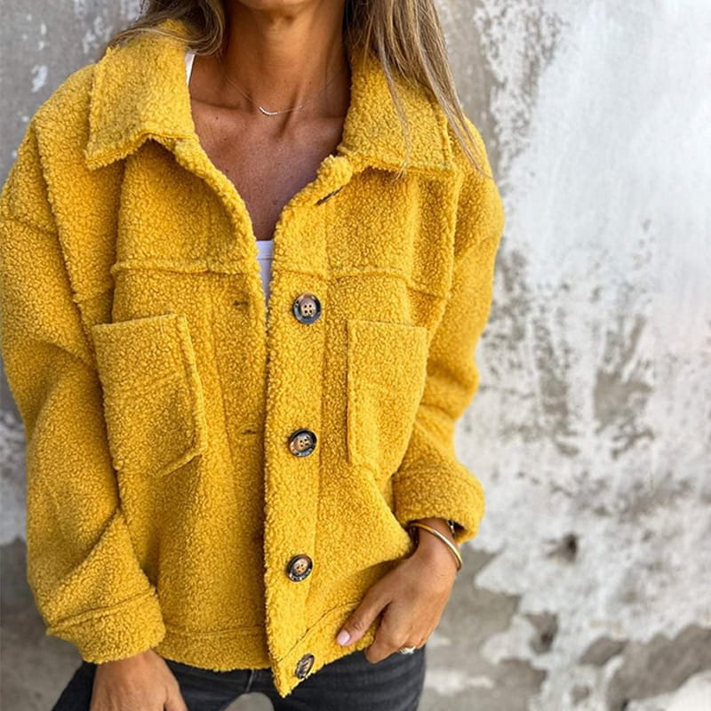 Women's Stylish Thick Cardigan Jacket - Image 3