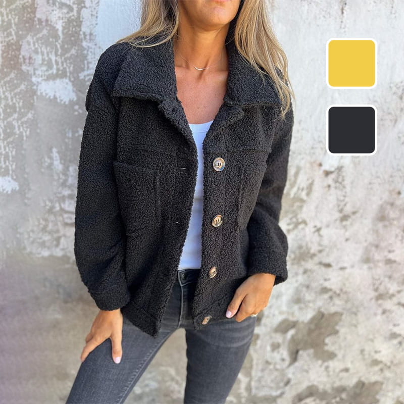Women's Stylish Thick Cardigan Jacket - Image 5