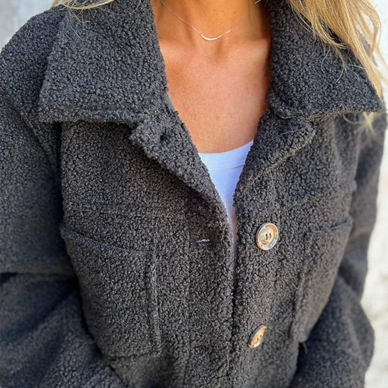 Women's Stylish Thick Cardigan Jacket - Image 7