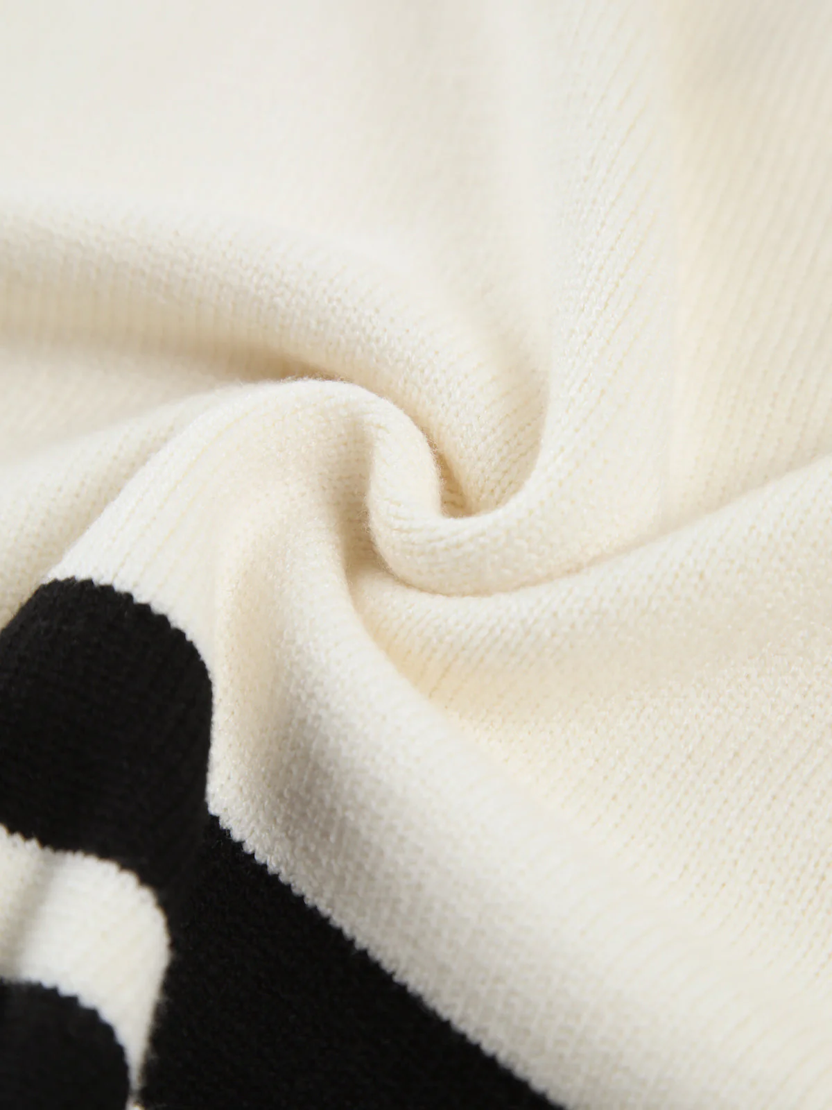 Striped Mock Neck Sweater - Image 3