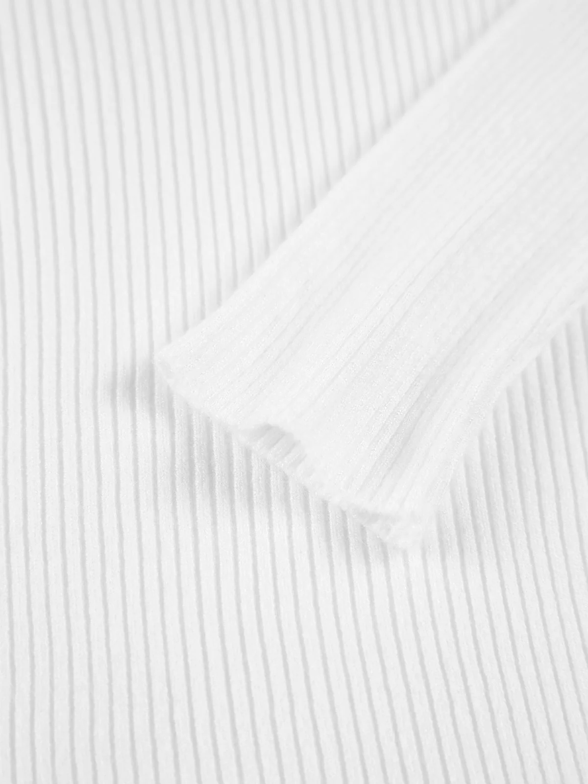 Cleo Ribbed High Neck Top - Image 7