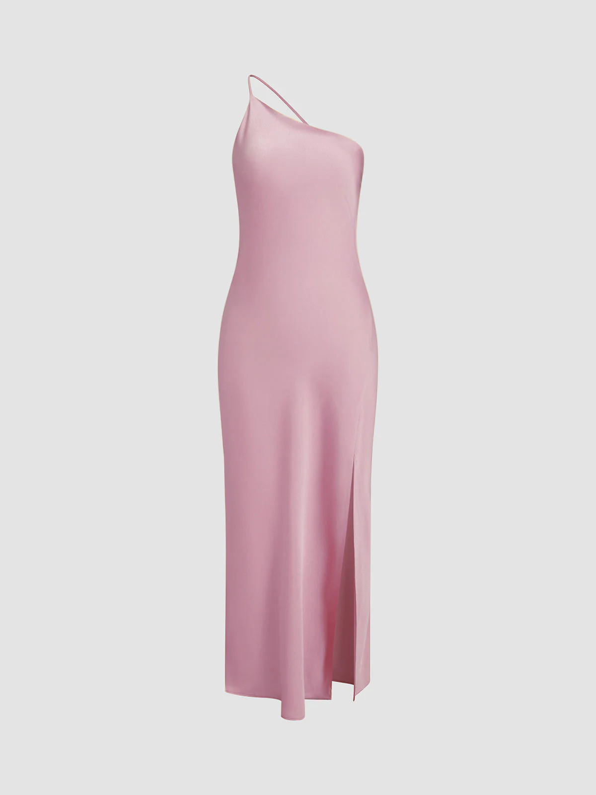 Open Back Satin Wedding Guest Maxi Dress - Image 12