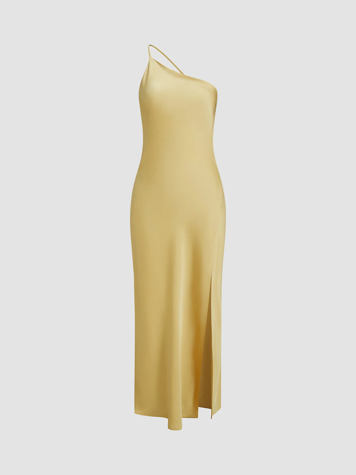 Open Back Satin Wedding Guest Maxi Dress - Image 5