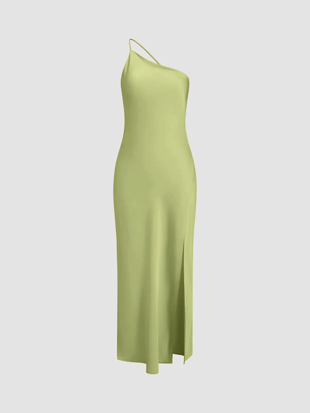 Open Back Satin Wedding Guest Maxi Dress - Image 9