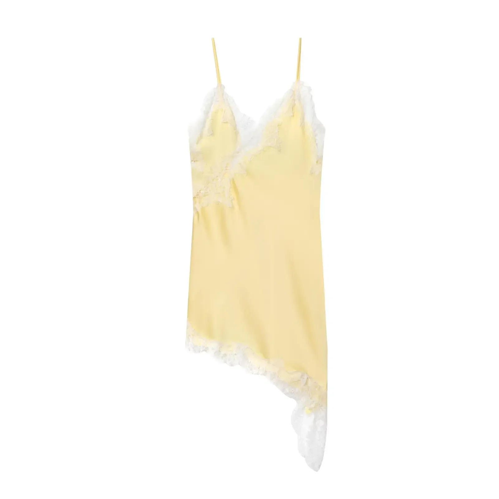 Lace Satin Backless Mini Dress - Image 8