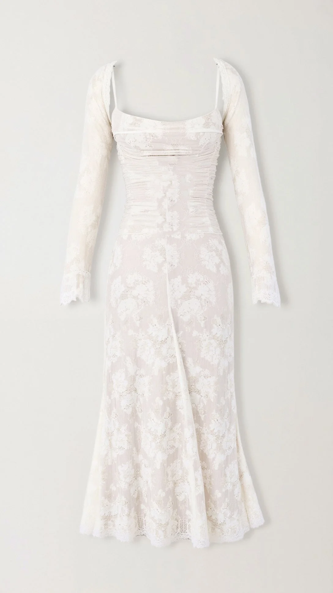 Livilla Long Lace Wedding Guest Maxi Dress - Image 3